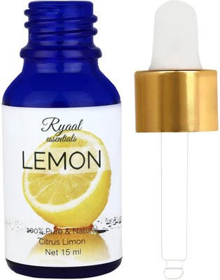 

Ryaal Lemon Essential Oil - 15 ML - 100% Pure, Natural and Therapeutic Grade - Enriched in Vitamin C and Natural Antioxidants - Ideal for Aromatherapy & for DIY Products - Diffuser-Ready - Perfect Choice for Clean, Clear and Radiant Skin (15ML)(15 ml)