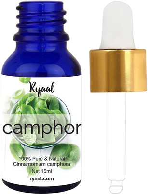 

Ryaal Camphor Oil - 100% Pure Camphor Essential Oil - Premium Quality - Therapeutic Grade - Best For Aromatherapy(15 ml)