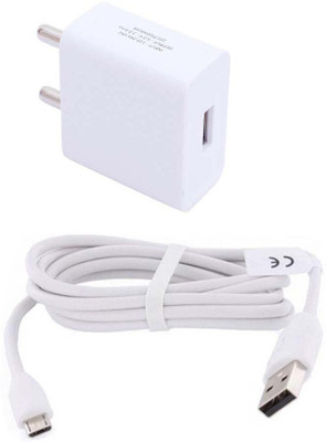 TROST 1 A Wall Charger for Mobile with Detachable Cable(White, Cable Included)