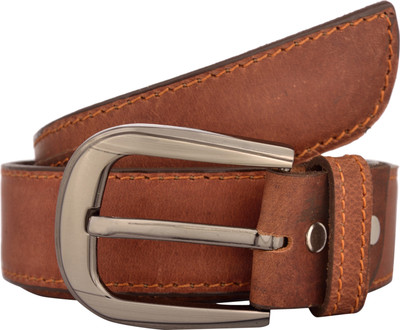 

Exotique Men Casual Tan Genuine Leather Belt