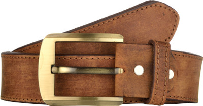 

Exotique Men Casual Brown Genuine Leather Belt