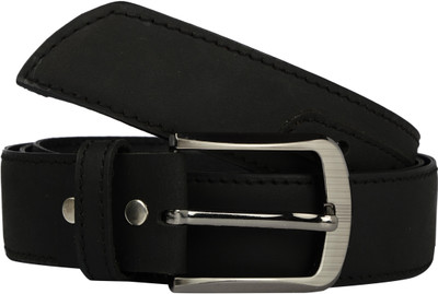 

Exotique Men Casual Black Genuine Leather Belt