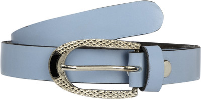 

Exotique Women Casual Blue Genuine Leather Belt