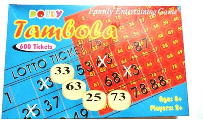 

SMART SKILL TOYS AND GAMES - EKTA TAMBOLA/ HOUSIE FAMILY GAMES PACK Board Game