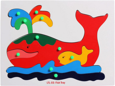 

Little Genius Inset Tray Large-Fish Board Game