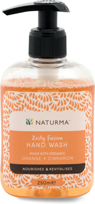 

Naturma Zesty Fusion Hand Wash Orange + Cinnamon(250 ml)
