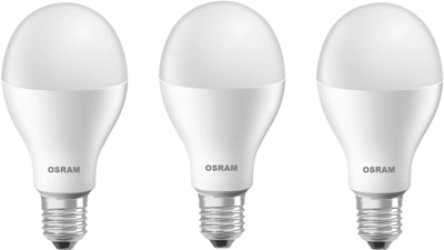 OSRAM 12 W Basic Standard E27 LED Bulb(White, Pack of 3)
