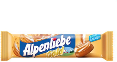 

Alpenliebe Stick Pack, 9 pieces each, (28g Each) Gold Candy Toffee(Pack of 15)
