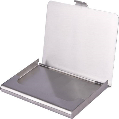 

Roccia Indiano 1 10 Card Holder(Set of 1, Silver)