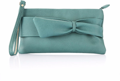 

Caprese Casual Green Clutch