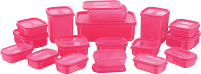 

MasterCook MC17PCPINK - 200 ml, 330 ml, 1630 ml, 150 ml, 500 ml, 700 ml PP (Polypropylene) Food Storage(Pack of 17, Pink)