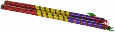 

DakshCraft dandiya set Dandia Sticks(Multicolor)
