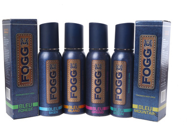 

Fogg BLUE FOREST, BLUE SKIES, BLUE ISLAND, BLUE SPRING, BLUE OCEAN, BLUE MOUNTAIN Body Spray - For Men(720 ml, Pack of 6)