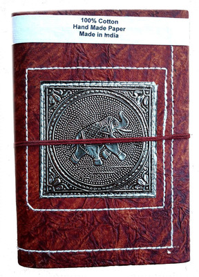 

Rastogi Handicrafts Book-size Diary(Journal notebook, Brown)