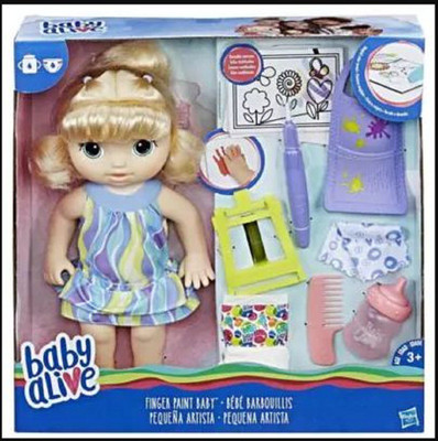 

BABY ALIVE Hasbro Baby Alive Finger Paint Baby(Multicolor)