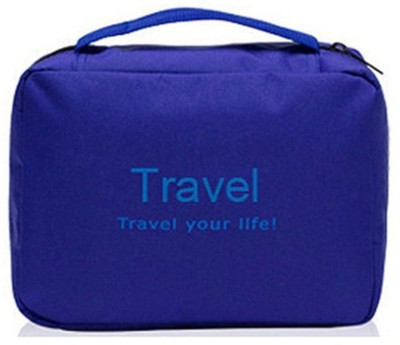 

ShopyBucket (Expandable) Very Comfortable Travel Your Life Bag Cosmetic Toiletry Storage Pouch Travel Duffel Bag(Blue)