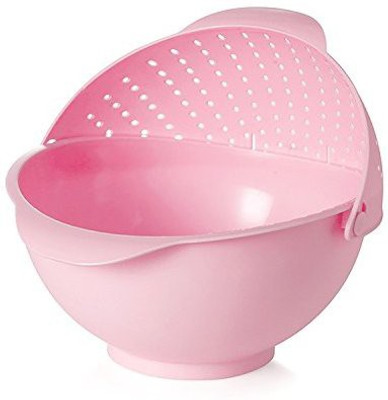 

Evana Rinse Bowl&Strainer Plastic Fruit & Vegetable Basket(Multicolor)
