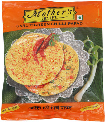 

Mother's Recipe Garlic Green Chilli Masala Papad 200 g