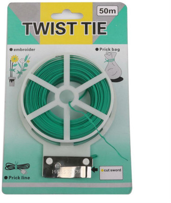 

Shrih SH-04540 Plastic Twist Tie Wire Spool with Cutter Garden Tool Kit(1 Tools)