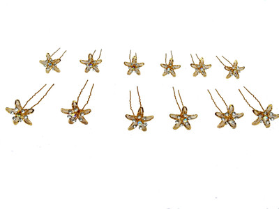 

BinnG GOLDEN FLOWERS Hair Pin(Gold)