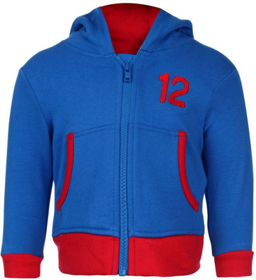 

FS Mini Klub Full Sleeve Solid Baby Boys Casual Jacket, Blue