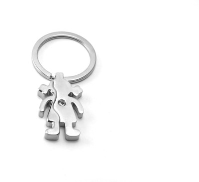

New Sadar Bazar Little Boy Full Metal Silver Keychain Key Chain