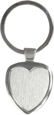 

New Sadar Bazar Silver Heart Metal Keychain|Premium Finish| Key Chain