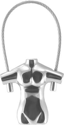 

New Sadar Bazar Human Body Steel String Metal Keychain|Silver| Key Chain
