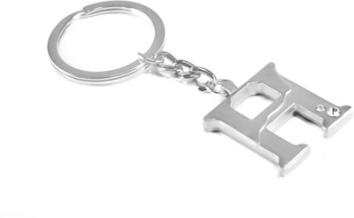 

New Sadar Bazar Alphabet Letter H Initial Metal Keychain with Crystals Key Chain