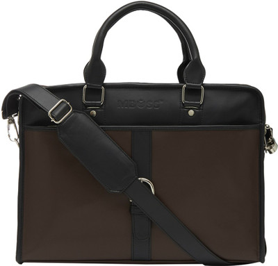 MBOSS 15.6 inch Laptop Messenger Bag(Brown), Black;brown