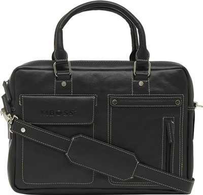 

MBOSS 14 inch Laptop Messenger Bag(Black)