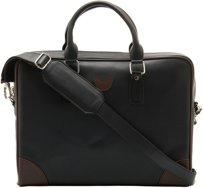 

MBOSS 15.6 inch Laptop Messenger Bag(Black), Black;brown