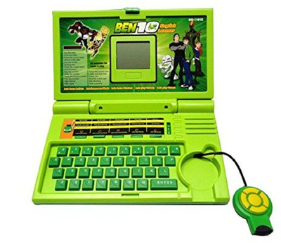 

ODDEVEN Ben 10 English Learner Laptop for Kids 20 Activities(Green)
