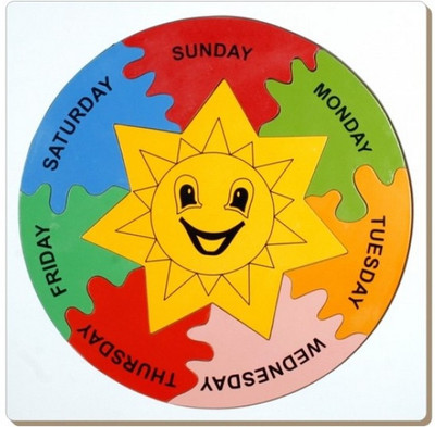 

Little Genius Jigsaw Day's Puzzle(Multicolor)