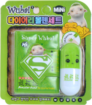 SN toy zone Cute Mini Writing Book and Pen(Green)