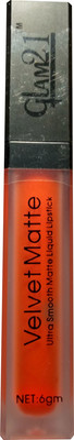 

Glam 21 Velvet Matte Me Lipstick(Orange)