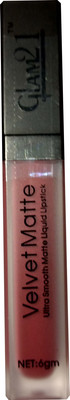 Glam 21 Velvet Matte Me Lipstick(Real Maroon)