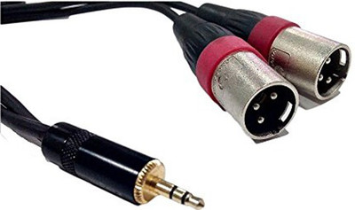 

Sonic Plumber 3.5mm EP Stereo to 2 XLR Male (3m) Cable(Grey)