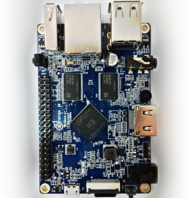 Thinvent Orange Pi PC Project Board Quad Core ARM Cortex-A7 1GB DDR3 4K Decode Motherboard(Blue)