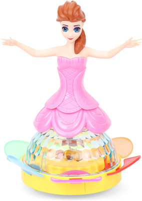 

Flipzon Dancing Princess Robot with Music and 4D Lights, Multi Color(Multicolor)