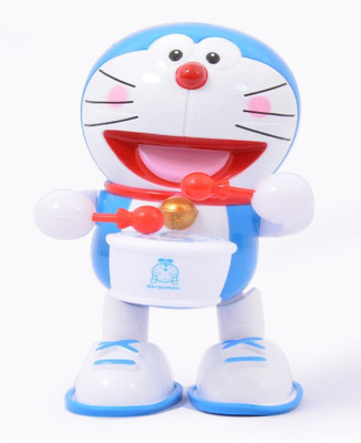 

BASAVA Doremon Musical Toys and Drumming Toys for Kids Happy Little Drummer with Flashing Lights and Music Big(Multicolor)