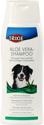 

trixie Allergy Relief, Anti-dandruff, Anti-fungal, Anti-itching, Anti-microbial, Anti-parasitic, Conditioning, Flea and Tick, Hypoallergenic, Whitening and Color Enhancing aloe-vera Dog Shampoo(250 ml)