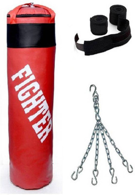 Fighter red punching bag Banana Bag(havey, 36 kg)