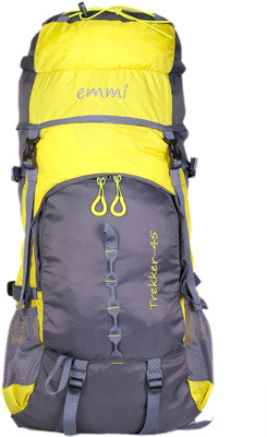 

EMMI BAGS Trekker 45 Liters Rucksack - 45 L(Yellow)