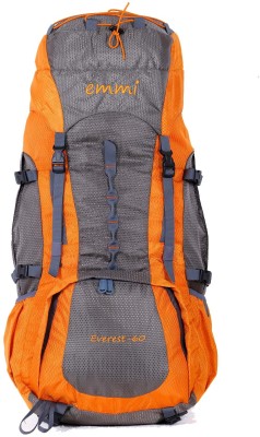 

EMMI BAGS Everest 60 Liters Rucksack - 60 L(Orange)