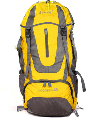 

EMMI BAGS Ecogear 60 Liters Rucksack - 60 L(Yellow)