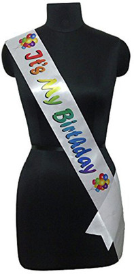 

PARTY PROPZ HAPPY BIRTHDAY SASH PACK OF 1/HAPPY BIRTHDAY DECORATION/HAPPY BIRTHDAY PARTY SUPPLIES