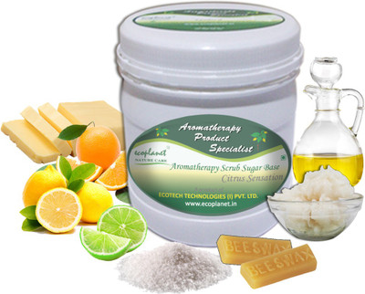 

Ecoplanet Aromatherapy Scrub Sugar Base Citrus Sensation Scrub(1000 g)