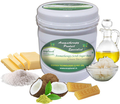 

Ecoplanet Aromatherapy Scrub Sugar Base Green Tea Coconut Scrub(1000 g)