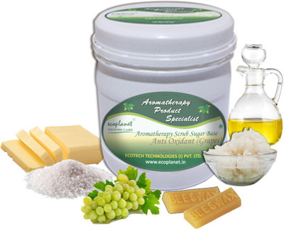 

Ecoplanet Aromatherapy Scrub Sugar Base Anti Oxidant (Grapes) Scrub(1000 g)